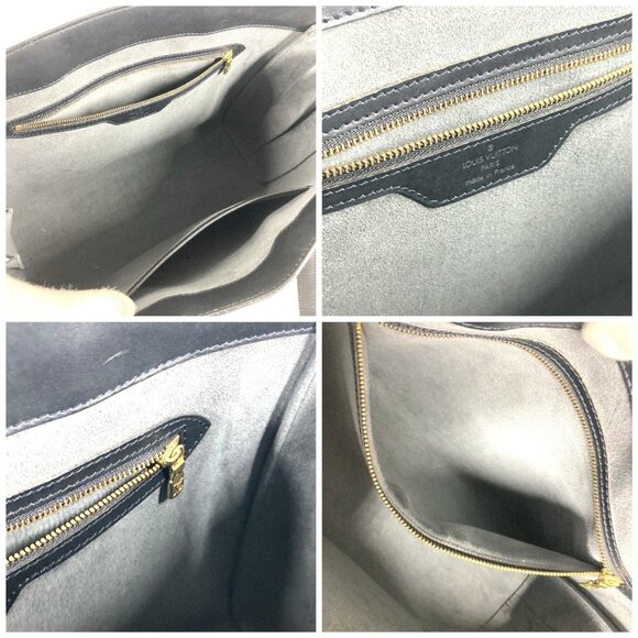 LOUIS VUITTON M52422 Epi Duplex Shoulder Bag Tote Bag Epi Leather Noir Black - Picture 15 of 15